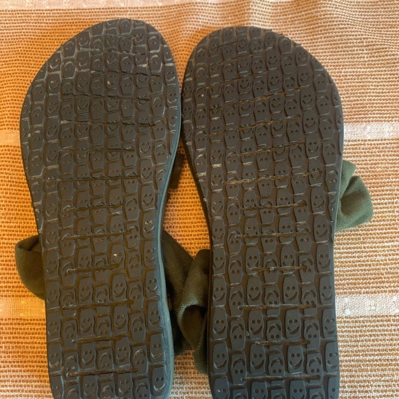 Sanuk Green Yoga Sling sandals. Size 7 - Picture 5 of 5